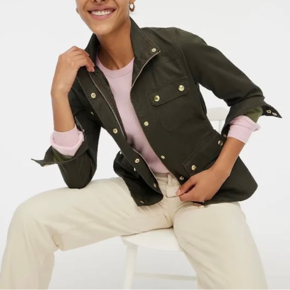 JCrew Twill Field Jacket, Size XS